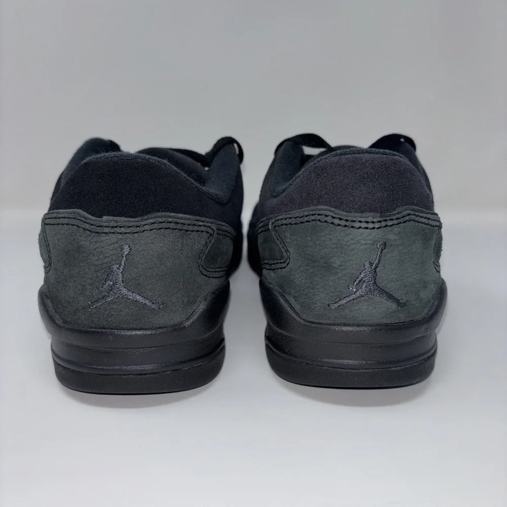 Jordan Flight Court Black Anthracite Men's 10.5 Skate Sneakers Suede HF3255-010